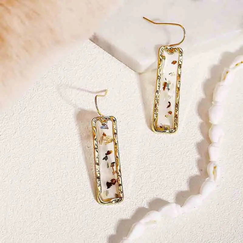 Винтажные богемные разноцветные акриловые серьги-подвески для женщин и девочек