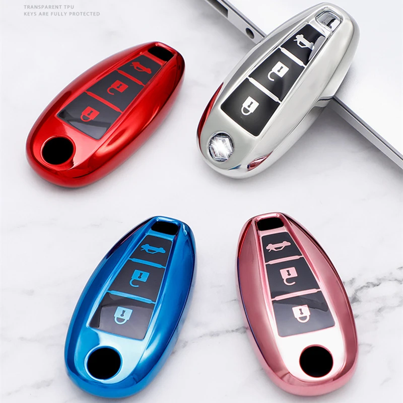 Новый мягкий ТПУ чехол с 3 кнопками для автомобильного смарт ключа Suzuki Vitara Swift Ignis