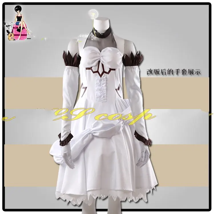 Fate/Apocrypha Frankenstein маскарадные костюмы сценическая перфорированная одежда, костюм для Хэллоуина для женщин полный комплект