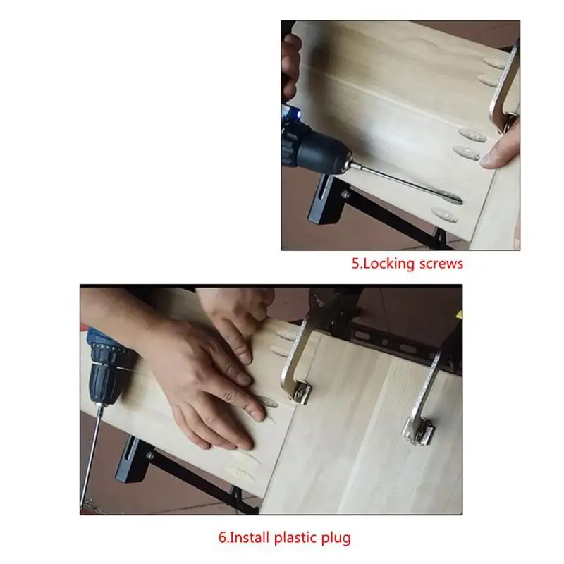 

Pocket Hole Jig Kit System Wood Working Joinery Tool Set w/ Step Drill Bit