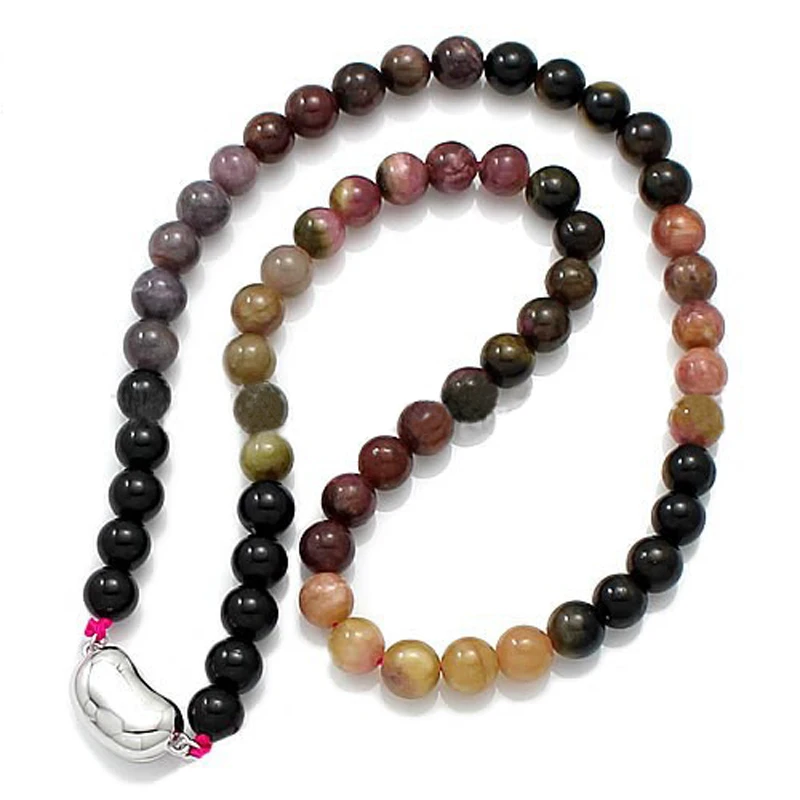 Glossy Pea Sterling Silver Magnet Clasps For Necklaces Making Flat Magnetic Clasp 925 Silver Jewelry Accessories SC-MC013