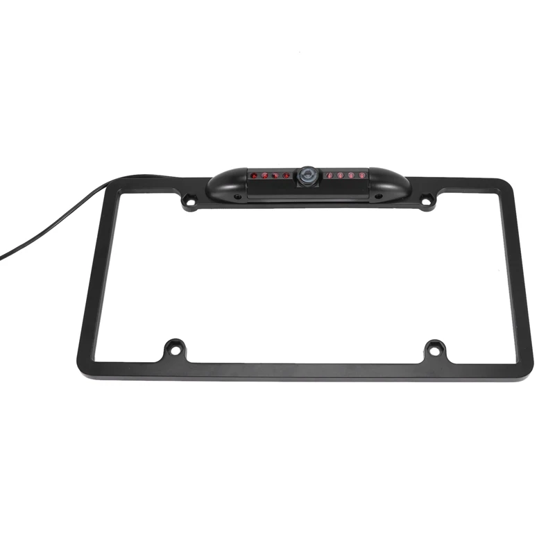 US Canada Car Number License Plate Frame Holder Rear View Backup Camera Auto Cmos Rearview 8 Leds Ir Cam | Автомобили и мотоциклы