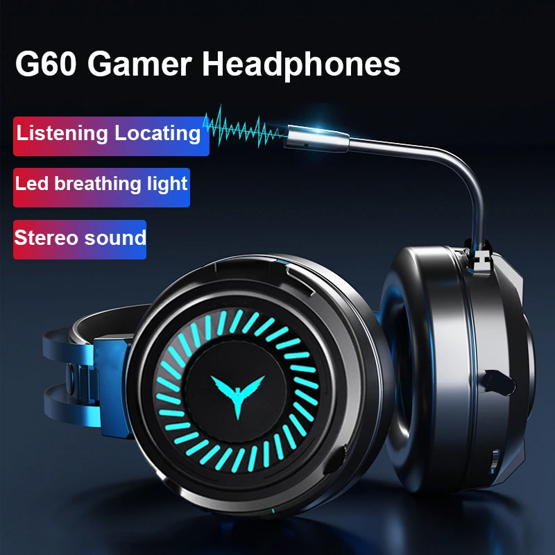 gamer headset gaming headphones with microphone for computer for pc xbox ps4 stereo hifi stereo sound free global shipping