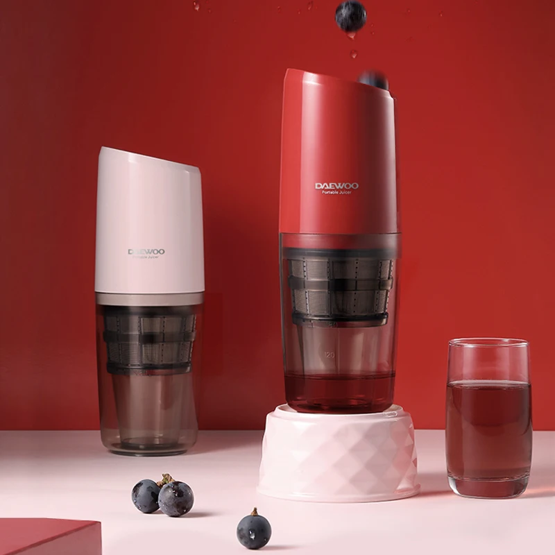 Портативная Мини соковыжималка медленная смешивание фруктов машина с фильтром