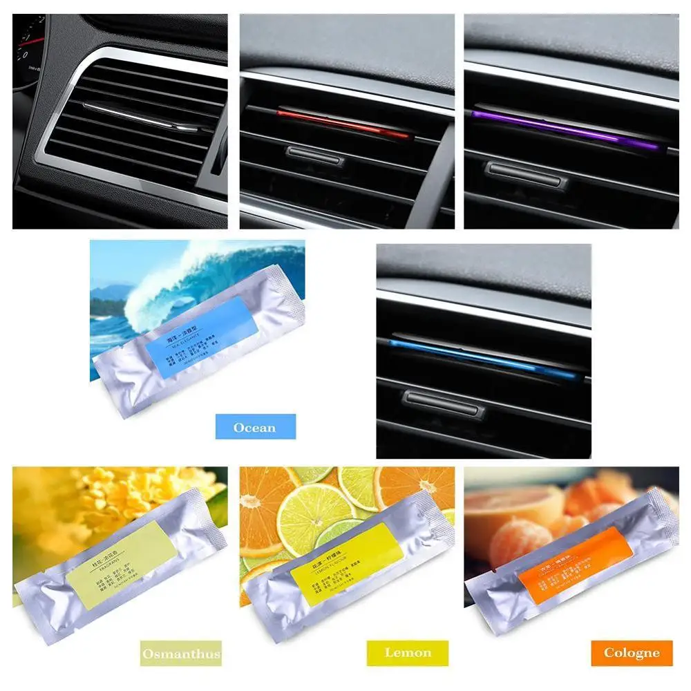 

Paddle Car Air Vent with Refill Freshener in Flavoring Car Sticks the Smell Air Styling Car U7P2