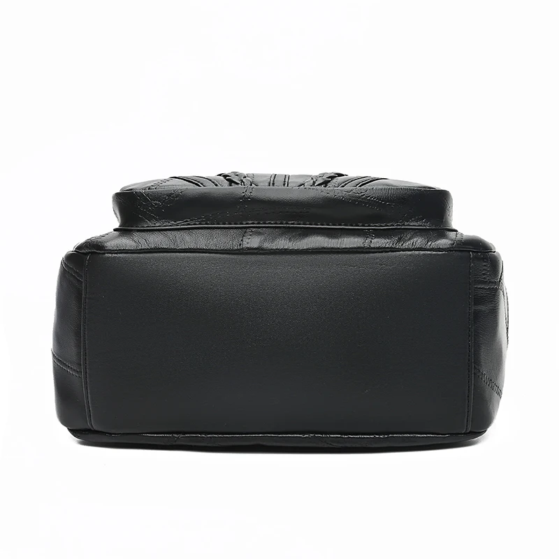 Женские сумки через плечо LYKANEFU лоскутные из натуральной кожи женская кожаная