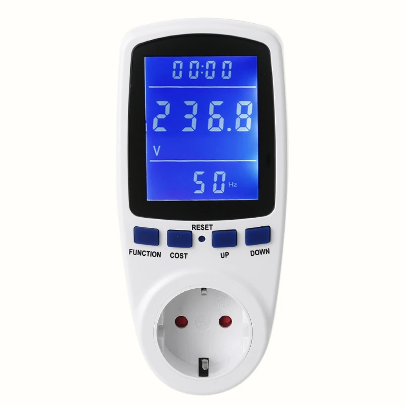 

Portable Micro Electricity Usage Monitor Electrical Power Consumption Watt Meter Voltage Amp Tester Electricity Usage Overload P