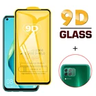 Защитное стекло 9D для экрана и объектива камеры huawei p40 lite, nova 6 se, 7i, 6se, 7 i