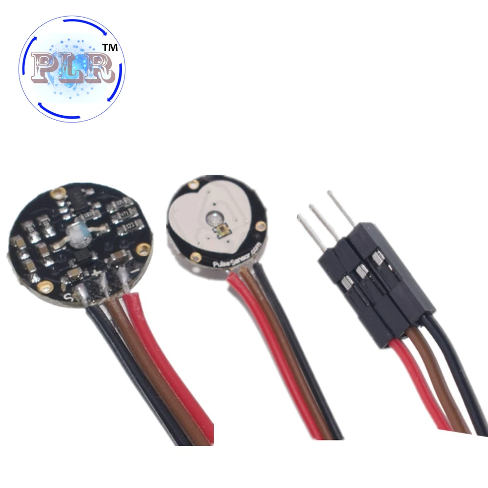 Пульсометр Pulsesensor датчик частоты сердечных сокращений для Arduino PLR аппаратное