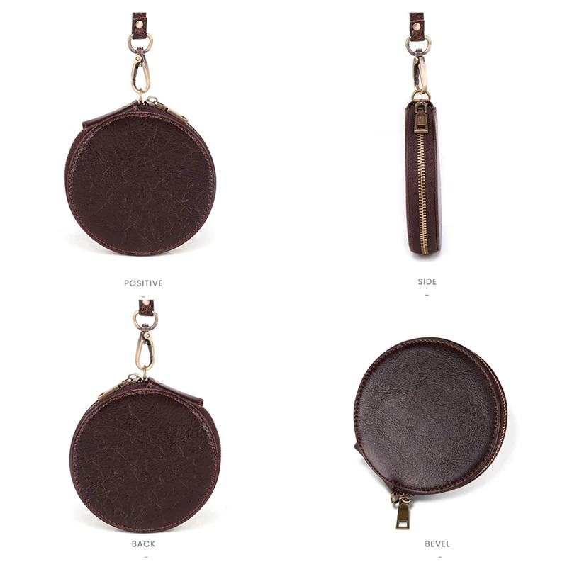 Высококачественные бумажники из натуральной кожи с кармашком для мелочи мужские