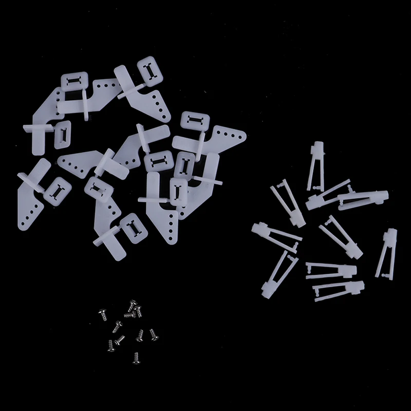 

10 комплектов, средний замок на нейлоновом сигнале и скоба, 21 мм набор рулевых сервоэлеваторов элеваторов для радиоуправляемых устройств