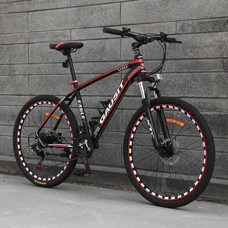 black red Руль для горного велосипеда Алюминий сплав рама 26 дюймов гидравлические дисковые тормоза SHIMAN0 30 Скорость велосипедные шлемы для спорта на открытом воздухе, для велоспорта Bicicleta - Цвет: black red