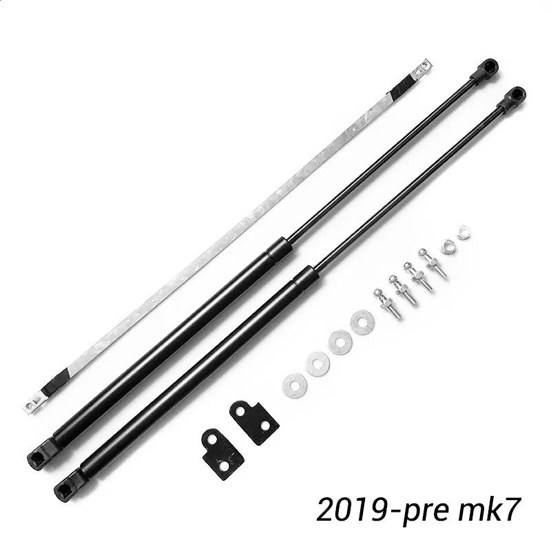 2019-pre mk7 Для 2012- VW Jetta mk6 mk7 5C6 A6 A7 передняя крышка капота двигателя поддержка гидравлический стержень, пружинный упор шок баров кронштейн - Название цвета: 2019-pre mk7