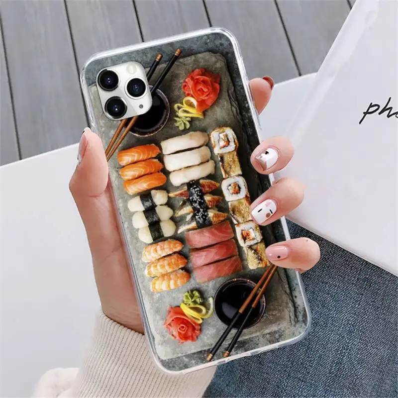 

Japanese cuisine sushi - Phone Case For iphone 12 5 5s 5c se 6 6s 7 8 plus x xs xr 11 pro max mini