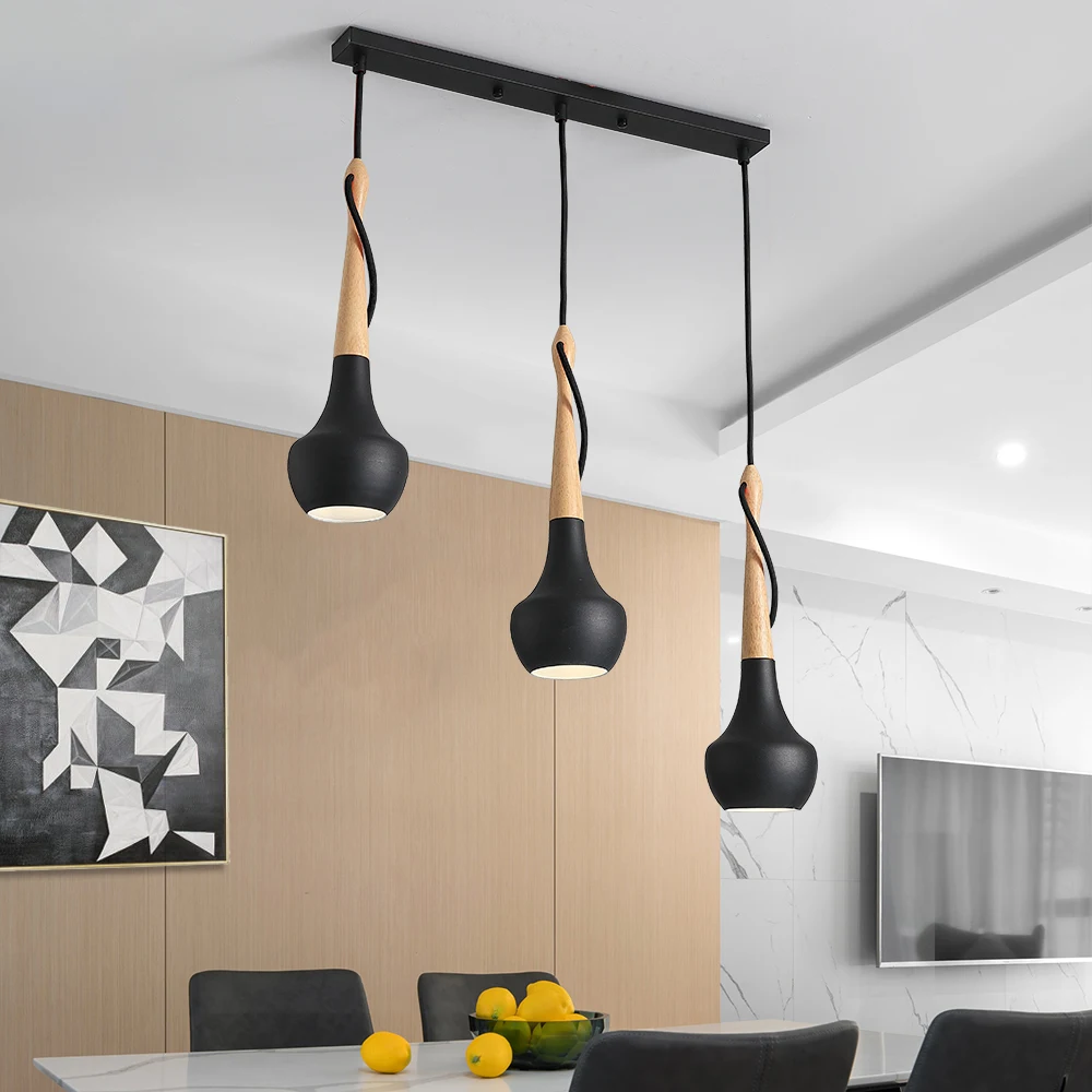 Подвесной светильник с цветным абажуром декоративная светодиодная лампа для