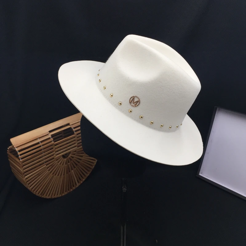 Han edition Стандартная Белая фетровая шерстяная шапка новая английская осенне