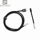 Позолоченный металлический Штекерный разъем 0B, Авиатор, двухслойный мини-кабель из Паракорда и ПЭТ типа C для клавиатуры, USB-кабель