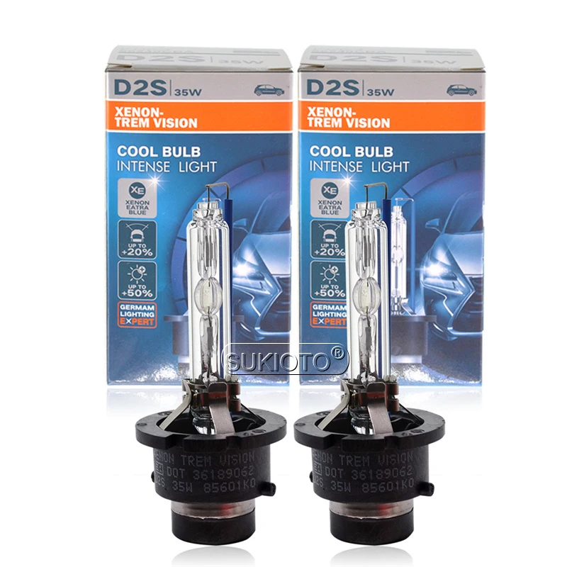 Ксеноновые HID-лампы SUKIOTO 2 шт. OEM 35 Вт D2S супер видение 4300K 6000K 8000K D1S D4S D3S