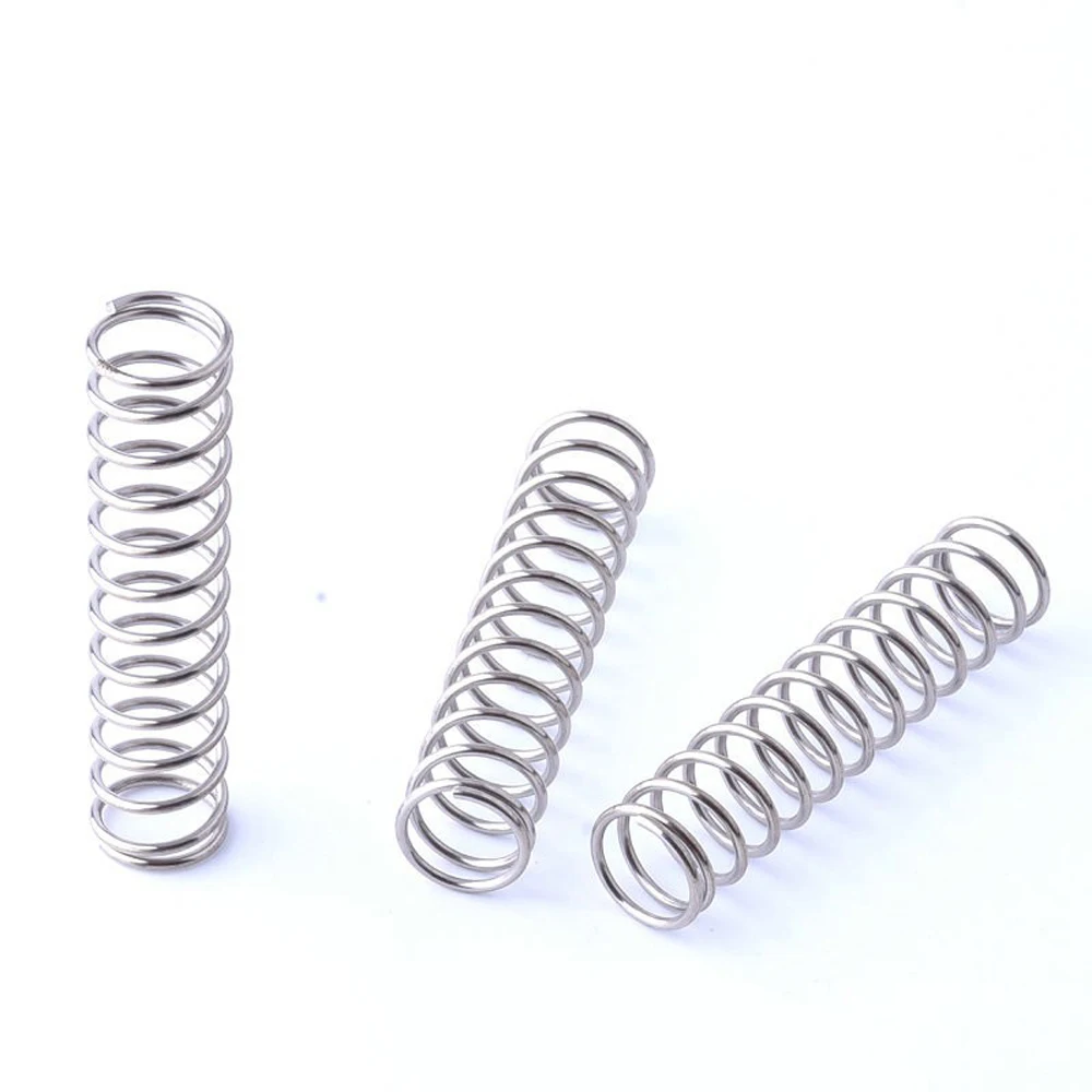 5 шт. 304 Нержавеющая сталь Пружина сжатия Давление пружины провода Диаметр 1 2 мм