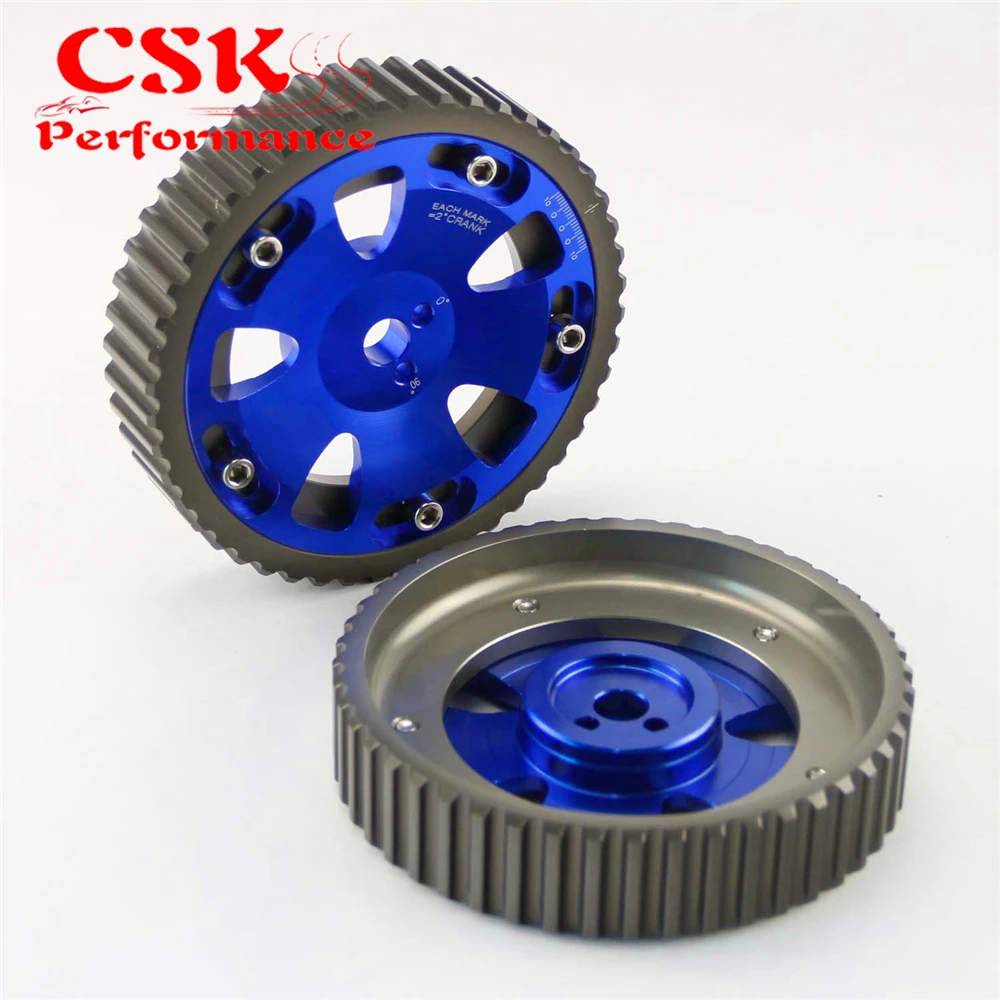 Комплект шкивов для трансмиссии 2 шт. подходит 92 06 Mitsubishi Lancer EVO 1 9 ECLIPSE DSM 4G63