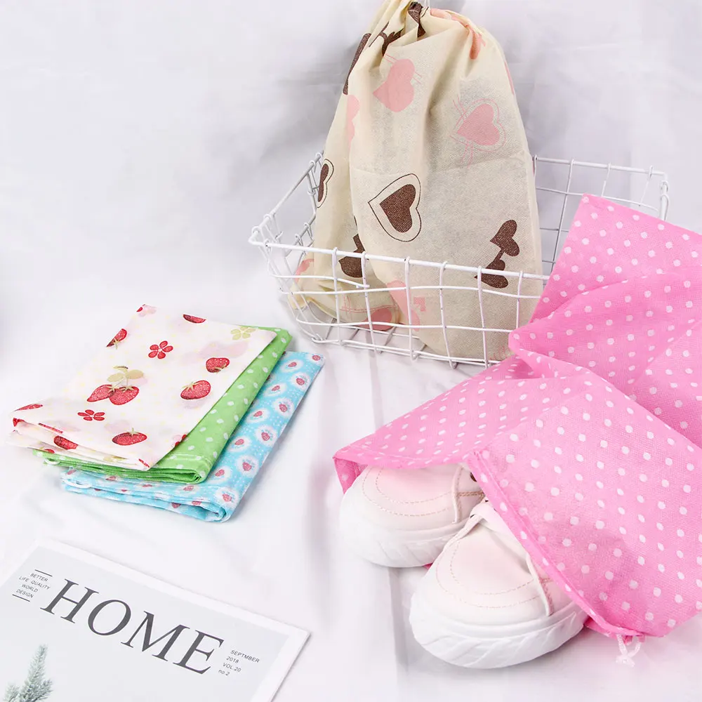 Портативный пыленепроницаемый пакет отделение для обуви дорожный мешочек