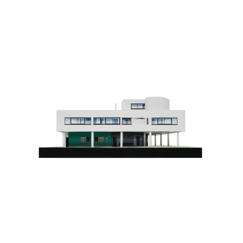 Франция Ле Корбюзье Villa Savoye 3D Бумага модель дома ремесла Сделай Сам искусства и