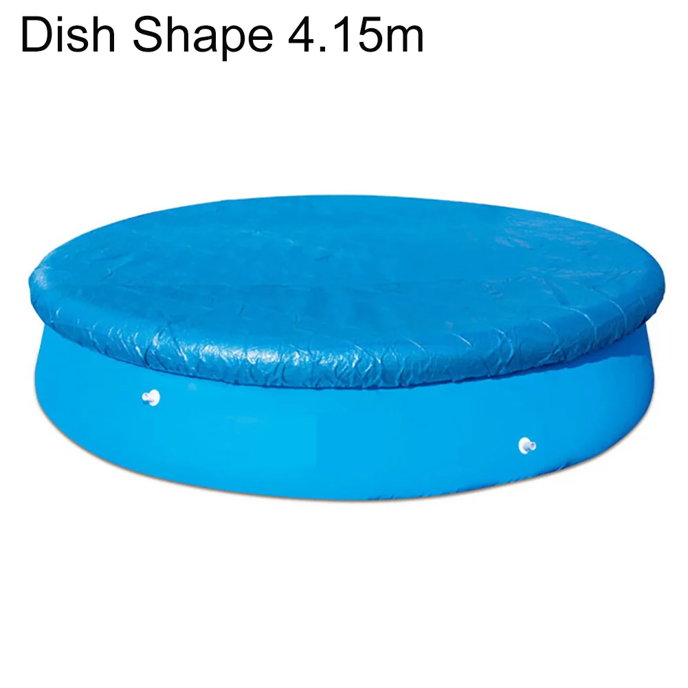 

Dish Shaped Thick Polyester Dust Proof Inflatable Swimming Pool Protective Cover