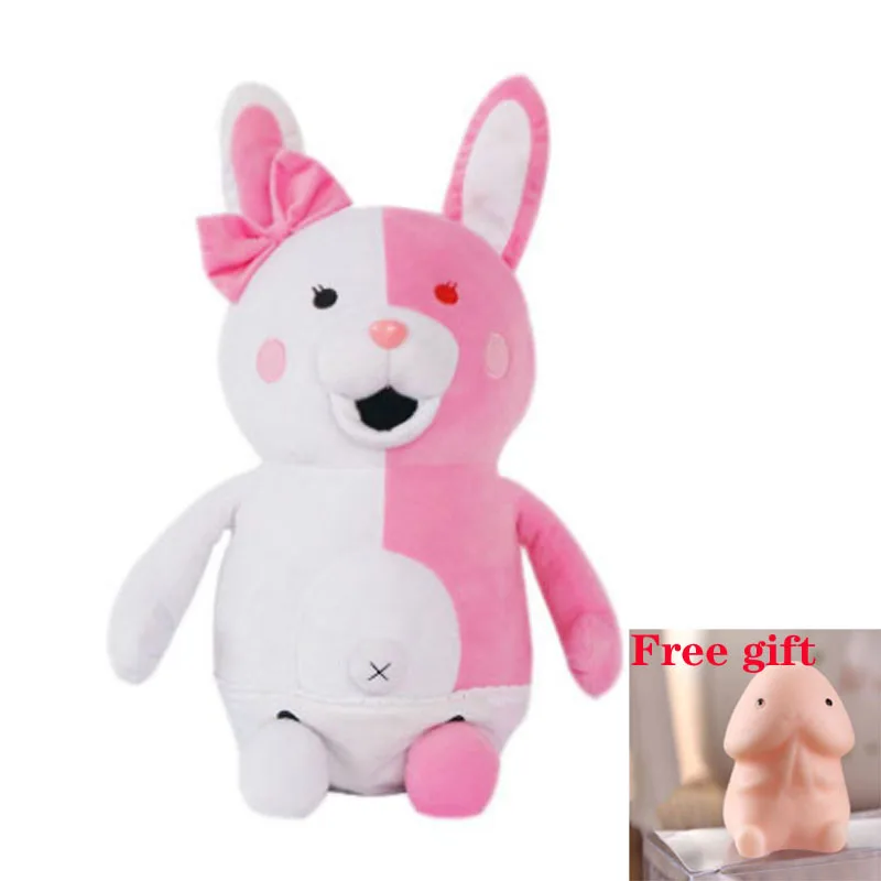 25cm Monomi Dangan Ronpa Super Danganronpa 2 Monokuma черный и белый медведь плюшевые игрушки мягкие чучело куклы подарок на день рождения для детей - Цвет: 25cm Monomi