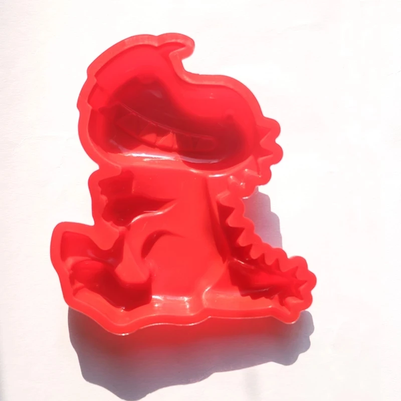 Силиконовые формы в виде динозавра инструменты для украшения тортов мыла и желе