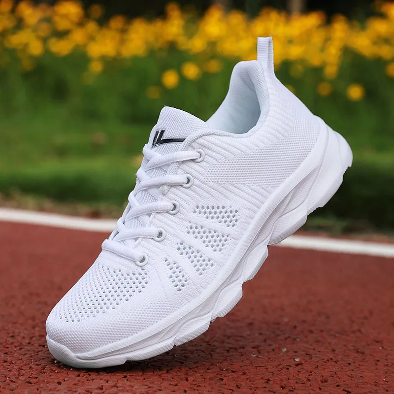 

Women Casual Sport Shoes Running Sneakers Plus Size Flying Woven Women's Casual Shoes Breathable Casual Sneakers Walking Shoes