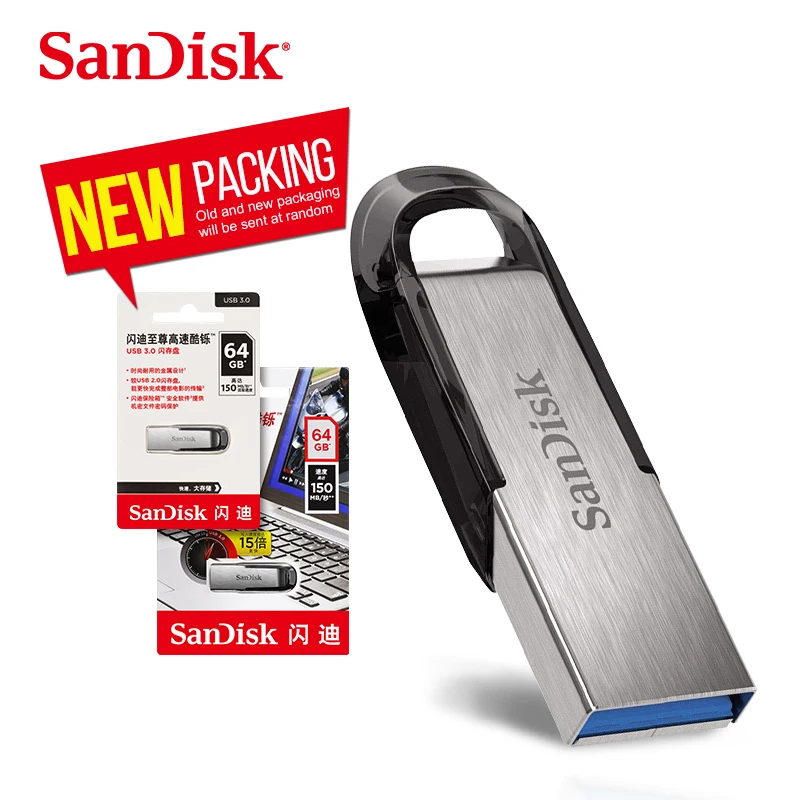 SanDisk CZ73 флеш-накопитель usb 3,0 флеш-накопитель, высокоскоростная usb карта памяти, 64 ГБ, 128 ГБ, 16 ГБ, 32 ГБ, запоминающее устройство usb flash 3,0