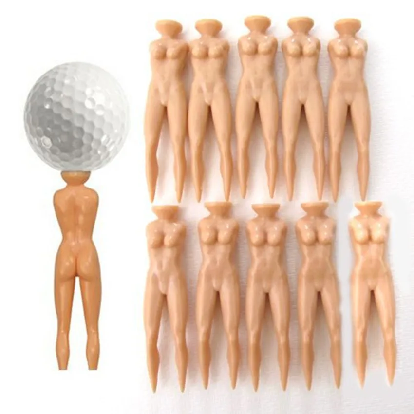 

10 Pcs Outdoor ProfessionGolf Tee Sport Sexy Bikini Lady Golf Tees Gift Newest Design Plastic Golf Tees Golf Traning Accessories