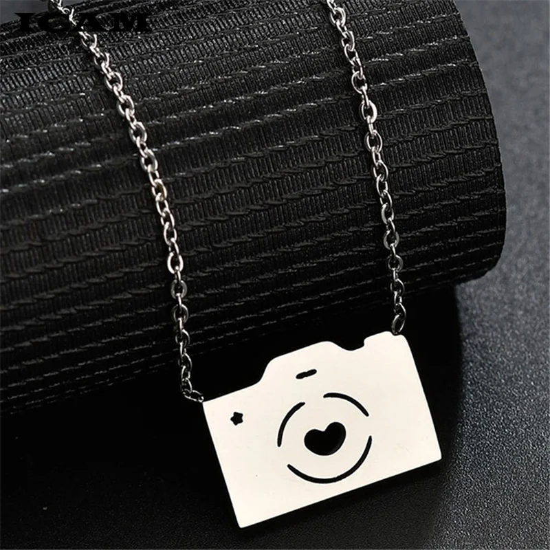 Ожерелье ICAM из нержавеющей стали для женщин Lover золотой и серебряный цвет кулон в