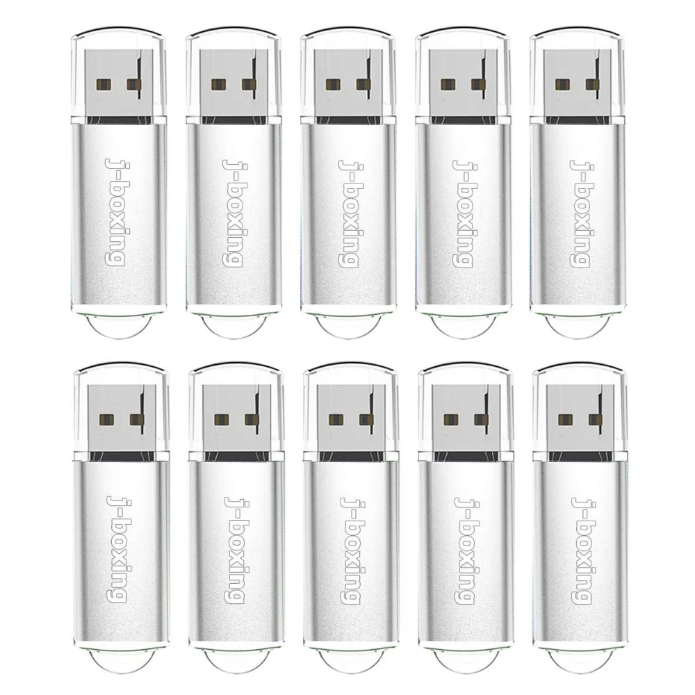 J-бокс USB флэш-накопитель 10 шт./упак. 1 Гб 2 Гб 4 ГБ 8 ГБ 16 ГБ оперативной памяти, 32 Гб встроенной памяти, прямоугольник флеш-накопитель флэш-накопитель USB 2,0 памяти с Кепки для ПК Mac