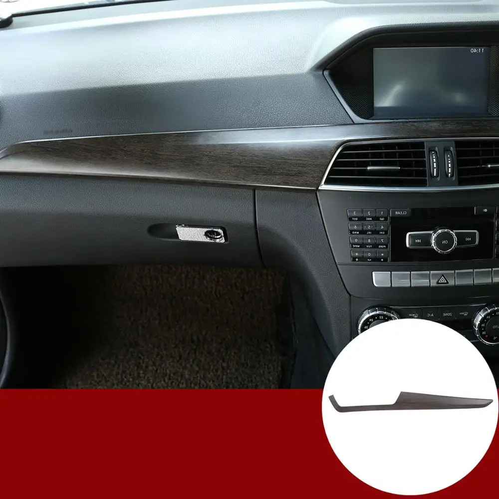 

Аксессуары для интерьера автомобиля для Mercedes Benz C Class W204 C180 2010-13 ABS пластиковая центральная консоль декоративная панель Крышка отделка RHD