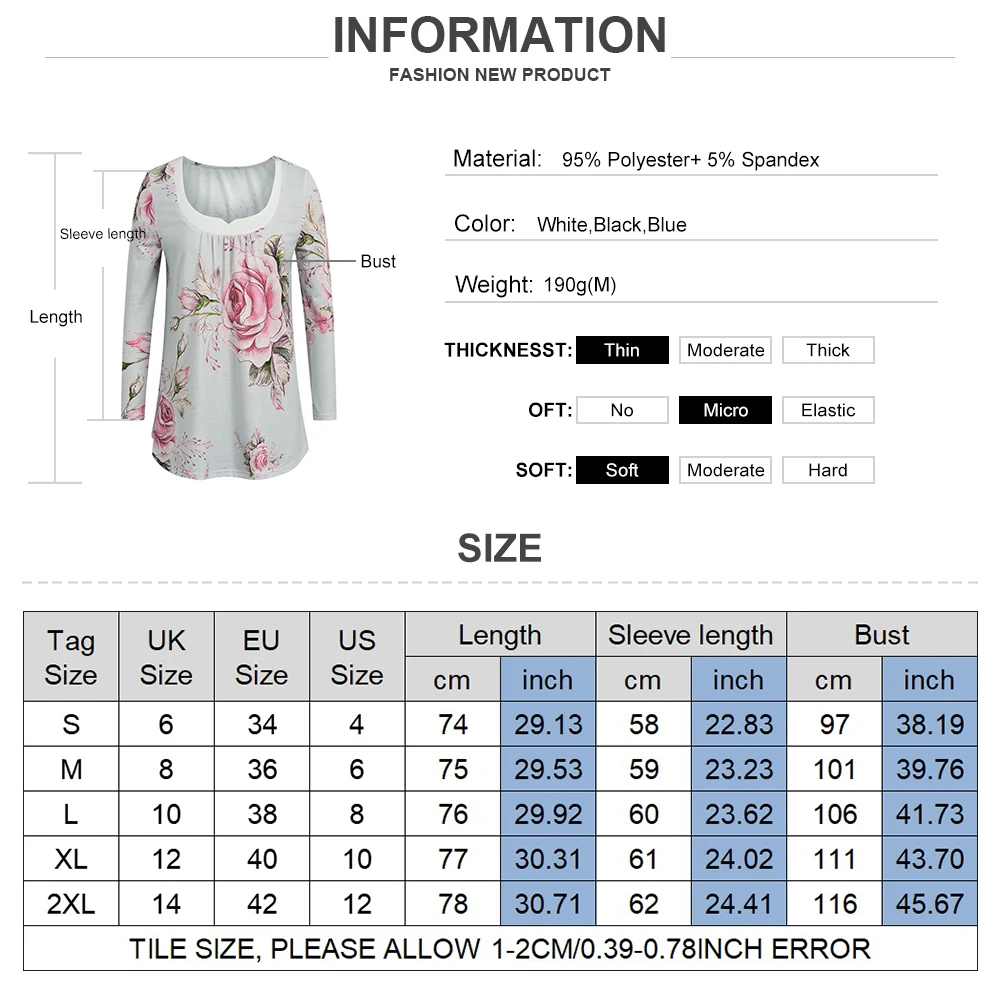 

Women Patchwork Round Neck Tops Floral Print Long Sleeve T Shirt Spring Autumn Casual Loose Pullover Ladies Female Tee 2021 D30
