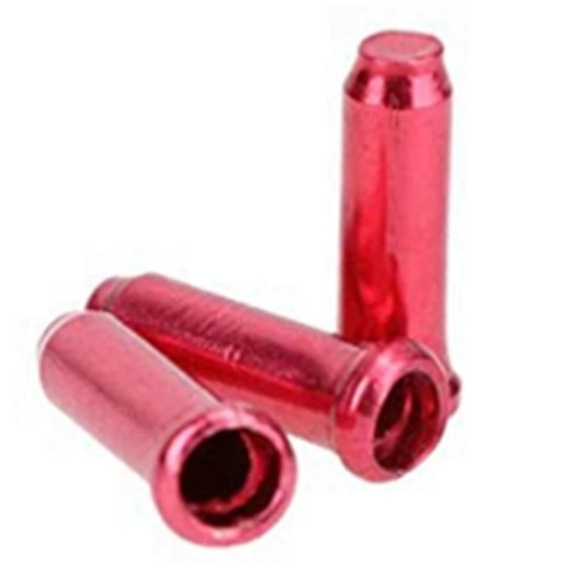 

1000Pcs Cable End Crimp Bike Cable End Caps Cable Caps for Bike Shift Alloy Road Bike Brake Tips Shifter Blue & Red