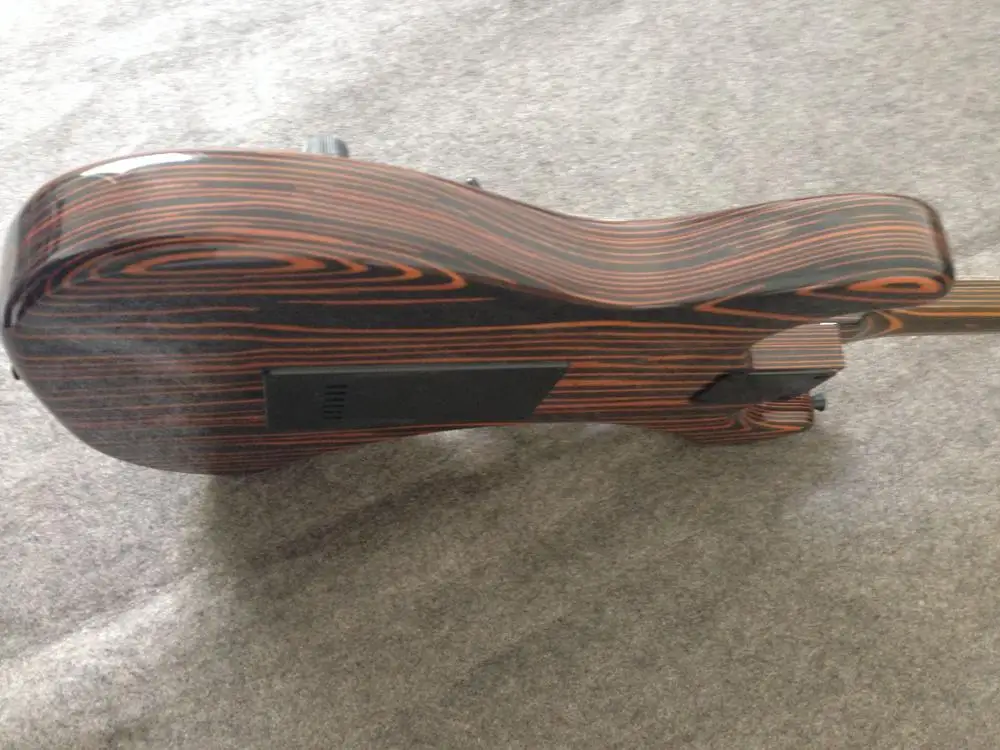 Зебра дерево тело электрогитара ra шеи hsh звукосниматели st гитара Бесплатная