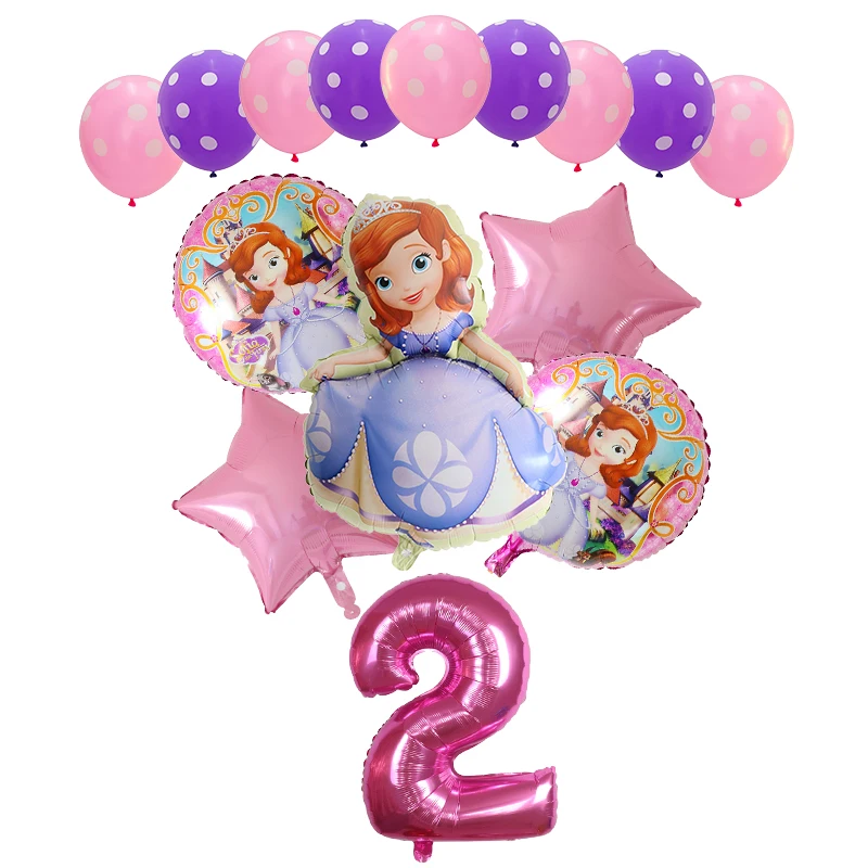 16 шт. декоративные фольгированные гелиевые воздушные шары для девочек | Дом и сад