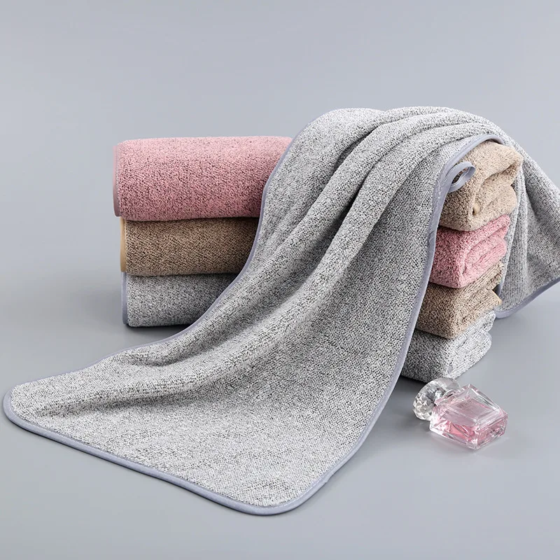 Toad 70х140 см бамбуковое угольное Коралловое бархатное домашнее банное полотенце s