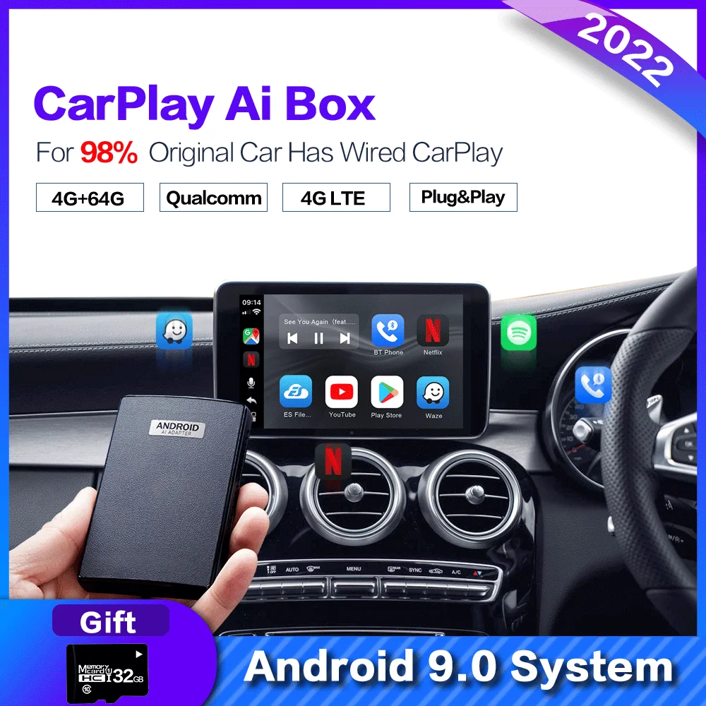

Android Car Radio Carplay Ai Box Netflix Spotify Youtube Android Box S21 Car Radio Multimedia For Passat Mazda Audi Toyota Kia
