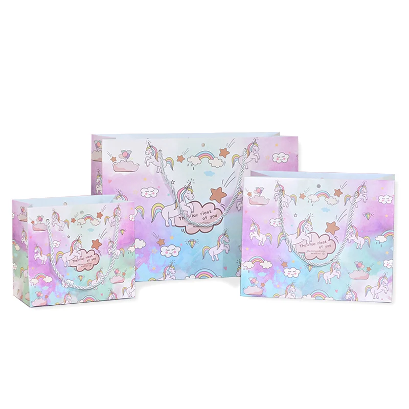 

10 Pcs/lot Kraft Paper Gift Bag Paper Bags Birthday Wedding for Gifts with Handle Wedding Party Gift Bags Christmas Package Bags