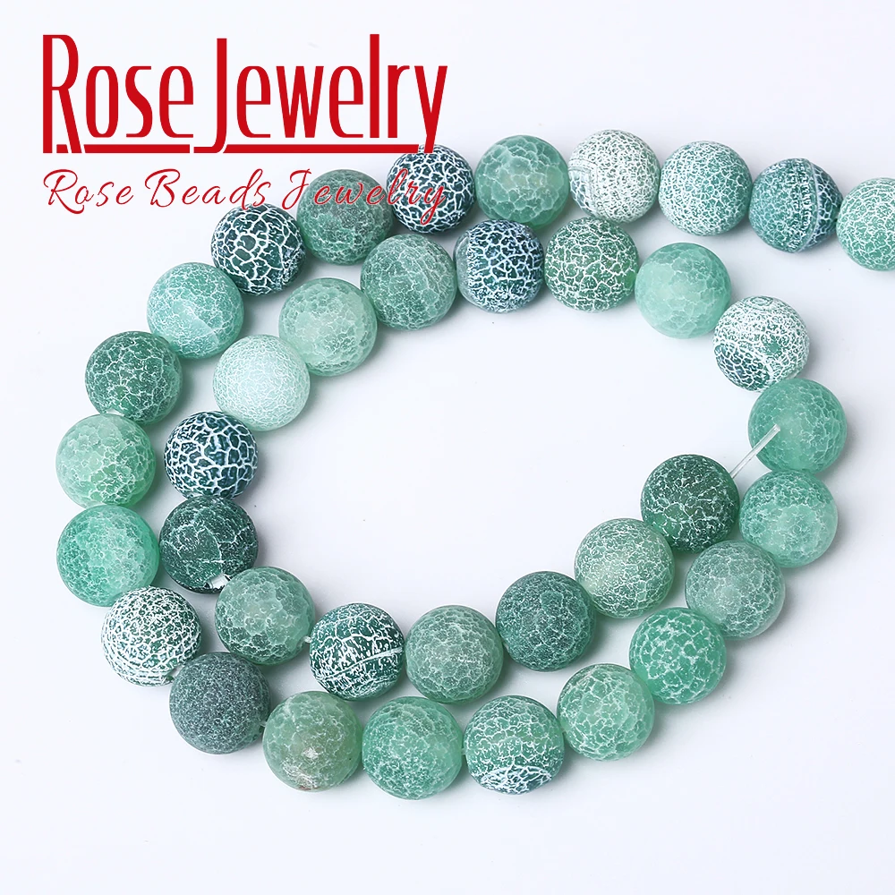 Бусины из натурального агата и оникса россыпью бусины зелёного мороза для