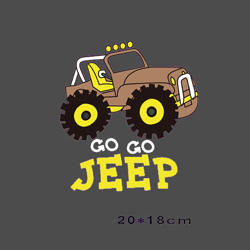 Мультяшные нашивки с надписями для автомобиля go Jeep красивые автомобильные