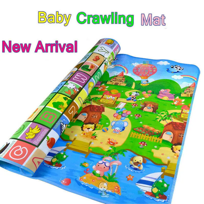 

Baby Kid Toddler Crawl Play Game Picnic Carpet Animal Letter Alphabet Farm Mat