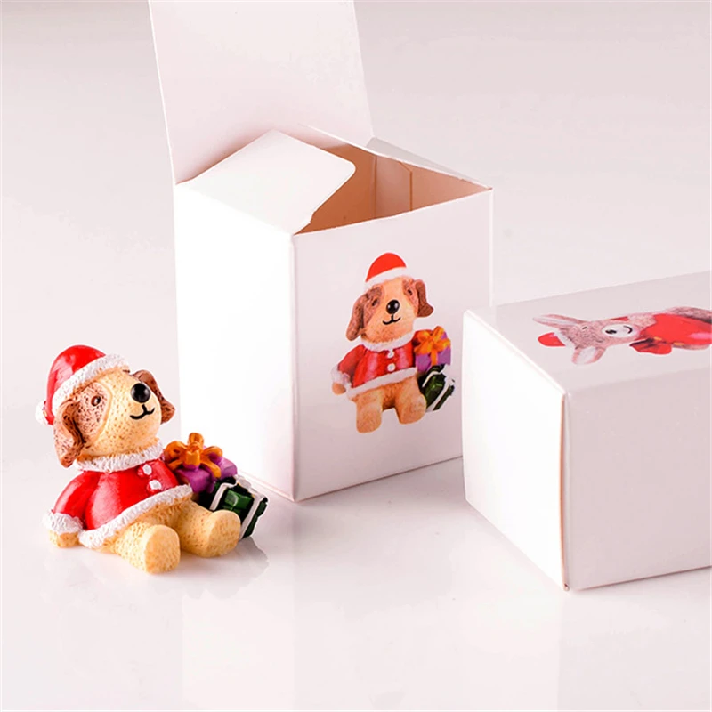 

36mm X 35mm, 1 PieceResin Ornaments Decorations Multicolor At Random Christmas Santa Claus Holiday Decorations Creative Work