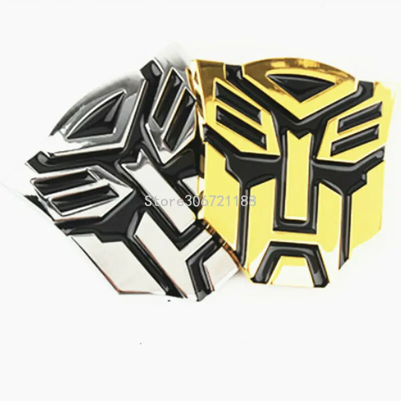 Металлический трансформатор автомобильный передний Гриль значок Autobot эмблема