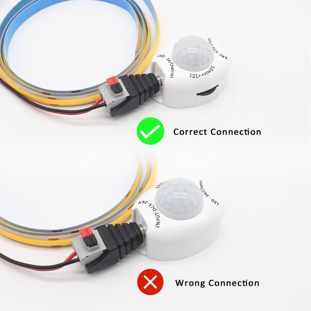 PIR Motion Sensor 12V DC Switch 5V LED Strip Light Movement Detector 5 Volt Activated Timer Automatic Infrared ON OFF | Обустройство