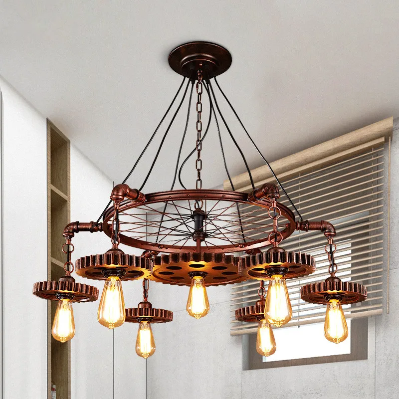 Ретро и Ностальгический Американский канделябр промышленный стиль украшение