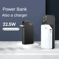 portable battery charger 10000 ma mobile power outdoor backup battery with plug quick mobile phone mobile power supply